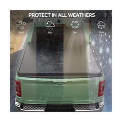 LEDKINGDOMUS Soft Tri-Fold Truck Bed Tonneau Cover Fits for Chevy Colorado/GM…