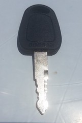 (2) Doosan D100 Keys for Excavator Heavy Equipment with LOGO Fast Free Shipping