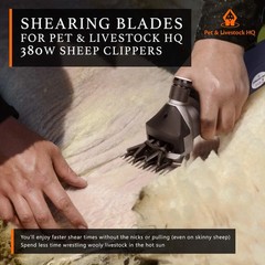 Sheep Shears Heavy Duty with 6 Adjustable Speeds – Professional Electric Clipper