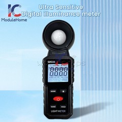 S8608 LCD Light Meter Digital Illuminance Meter Luxmeter Photometer 200000Lux