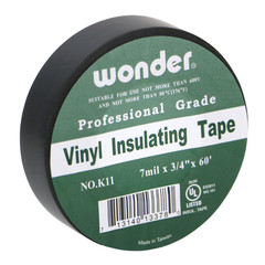 FindTape Wonder Professional Grade Vinyl Electrical Tape [7 mils thick]: 3/4 in.