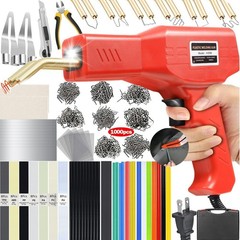 Upgraded 220W Plastic Welder, 2 in 1 Welding Kit Repair Red