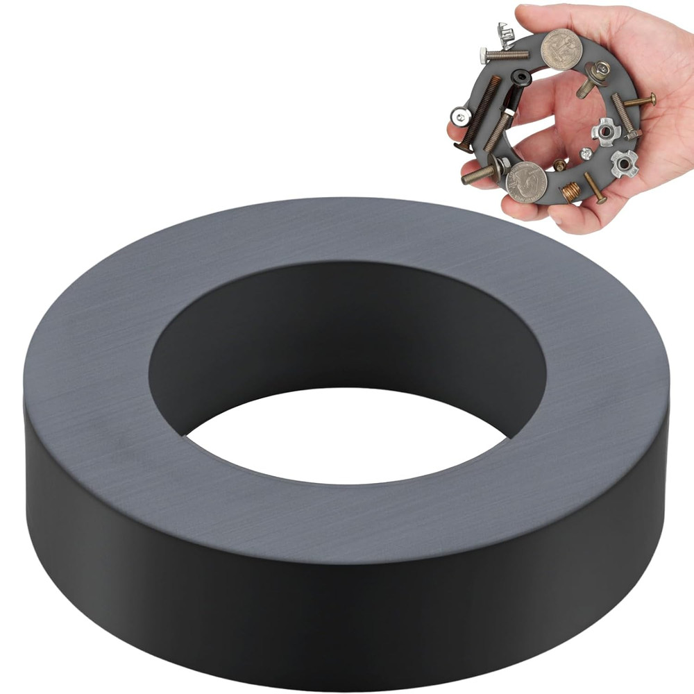 Large Magnet Heavy Duty, 4″ OD X 2.36″ ID X 0.79″ Thick (100Mm X 60Mm X 20Mm) Gr