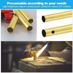 Brass Round Tubes OD 0.8mm – 50mm Length 500mm Model Making Hobbies DIY Repairs