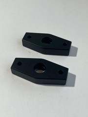 Lot of 2 Newport LH-0.5 M4 Fixed Lens Holders 0.5 in / 12.7mm A-Line Lab Optics