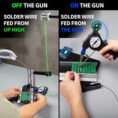 YIHUA 929D-II Soldering Gun Kit Motorized Industrial Automatic Solder Blue