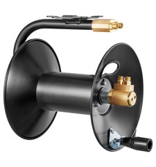 Welding Hose Reel Hand Crank Rewind Hose Reel Heavy Duty Steel for Workshops