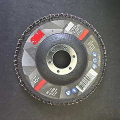 3M Flap Disc, 4.5 in x 7/8 in, 769F T27, 40+ Grit