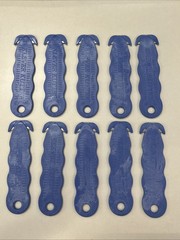 Lot of 10 KLEVER KUTTER KCJ-1B Safety Box Cutters Blue Safety Utility Cutters