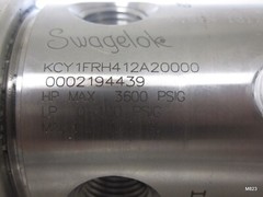 Swagelok KCY1FRH412A20000 0002194439 HP MAX 3600 PSIG LP 0-100 PSIG Regulator