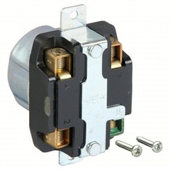 Hubbell CS8169 50A 3Phase 480V 3Pole 4Wire Grounding Non-NEMA Locking Receptacle