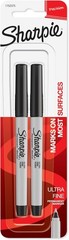 Permanent Markers, Ultra Fine Point, Black, 2 Count – Home, School, Office