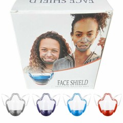 Clear Transparent Anti-fog Face Mask Shield Reusable Cover Mouth Anti-Fog+