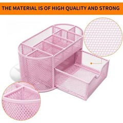 Desktop Organizer with Pencil Pen Holder and Accessories Offering 8