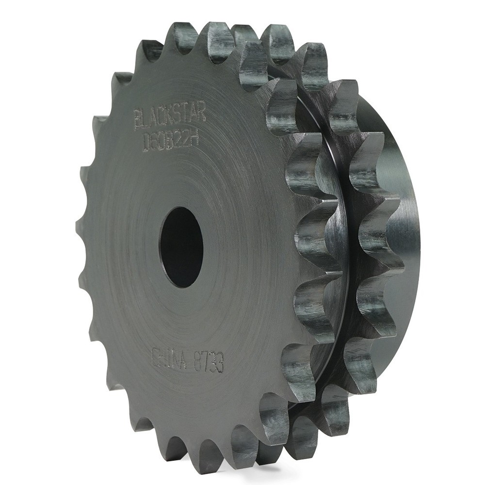 D40SK42 ANSI #40 Roller Chain Sprocket 42 Tooth Solid Steel Type Bushed Hub