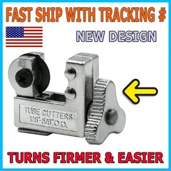 Mini Pipe Tubing Cutter 1/8″ to 5/8″ OD Copper Brass Aluminum Cutting HVAC Plumb