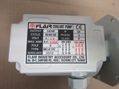 MC-8180 Coolant Pump for Lathe Grinder & Mill 3 phase 180mm 230/460V
