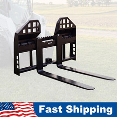 45″ Pallet Fork Frame W/48″ Blades Quick Attach Pallet Fork for Tractors 4000LBS