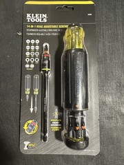 Klein Tools 32304 HVAC 14-in-1 Adjustable Screwdriver impact rated(533)