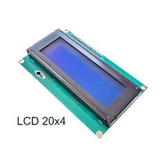 LCD 20×4 I2C TWI Display Module Blue Backlight Adjustable Contrast Arduino Uno