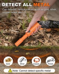 Versatile Metal Detector Pinpointer – 800mAh Rechargeable, Waterproof, Compact