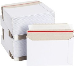 6 x 6 RIGID PHOTO SHIPPING FLATS CARDBOARD ENVELOPE MAILERS PHOTOS, POSTCARD