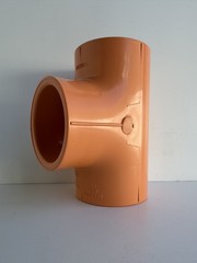 Spears FlameGuard 4201 Tee 2 1/2 x 2 1/2x 2-1/2 in Socket CPVC UL FM