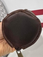 Leather Pencil Case Pouch Full Grain Zippered Stationery Bag for Work Office Art