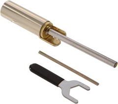 Automatic Satin Brass Hinge Pin Door Closer – 1 Count with Adjustable Tension