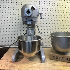 HOBART 12 Quart Mixer A120 W/ Bowl, Paddle, Whisk – 1PH – Watch Video!