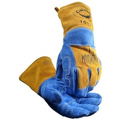 Caiman 1512 Mig/Stick Welding Gloves, Cowhide Palm, Universal, Pr