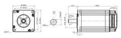 NEMA23 3.1Nm Integrated Closed Loop Stepper Motor 20-50VDC w/ 14bit Encoder