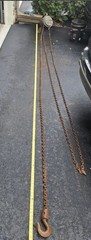 CM Cyclone Model S 1 Ton Manual Chain Hoist ~18 FOOT LIFT! Columbus McKinnon