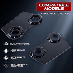 Pair 1/4 Inch 25mm 1 Inch Mini Excavator Bucket Ear For Agt Cfg, Universal 1 Ton