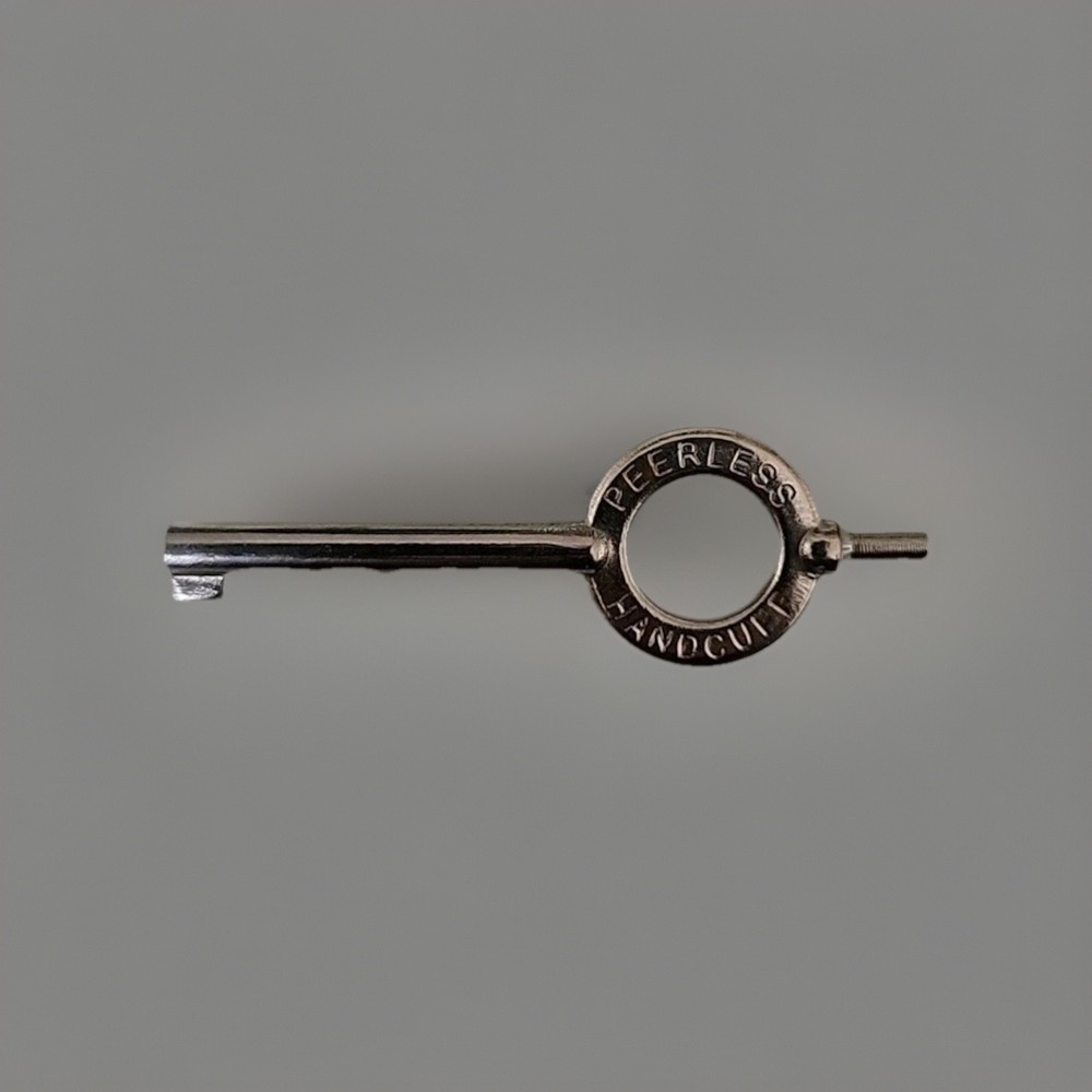 Peerless Model 4100 Standard Handcuff Key, Nickel