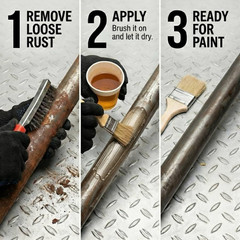 Rust Converter, Professional Plant-Based Metal Surface Prep, Industrial-Grade Co