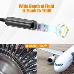 5.0MP HD USB Borescope Inspection Camera Auto-Focus Endoscope for Android