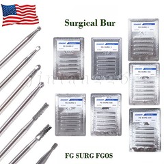 Dental Surgical Burs Round Long 4 556 557 558 330 Carbide Burr High Speed 25mm