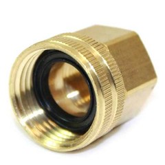 3/4″ GHT Female x 3/4″ Female NPT Water Hose Swivel Fitting – FGF012S