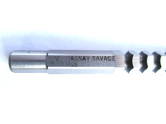 Hassay-Savage 8mm Hex H.S. Keyway Broach 12108. 8″ Total Length. 8mm Pilot