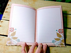 Lang Luxe Journal Artistically Designed Interior Fabric Exterior w/ pen holder