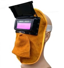 Solar Auto Darkening Filter Lens Welder Leather Hood Welding Helmet W Air Vent 0