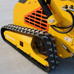 Mini Skid Steer Loader 24HP 4-in-1 Bucket 3-Stage Pump Hydraulic System Upgraded