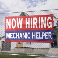 Now Hiring Mechanic Helper 13 oz Heavy Duty Vinyl Banner Jobs Available Sign