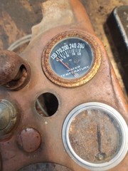 Allis Chalmers D17 Series 1 Gas Dash