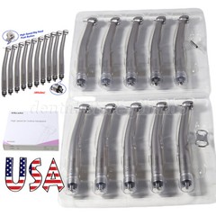 4 Hole Dental High Speed Handpiece Large Head Single Water Spray Air Turbine 10
