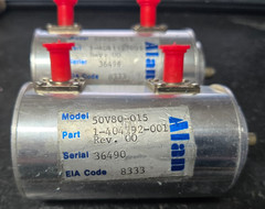 Allen Industries 50V80-015 rotary step attenuator 30/30/40 dB OSM connect Tested