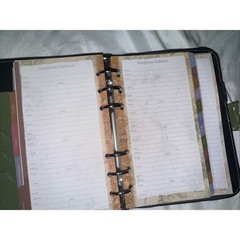 Vintage 1990s Organizer Day Runner Planner Running Mate Edition Small Binder