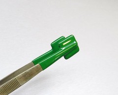 Specialty Tweezers PVC Coated Forceps Flat Tips Safe Rubber NON Marring Holding