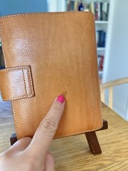 Gillio Firenze Pocket Mia Cara Undyed Epoca Leather with Amica Misprint